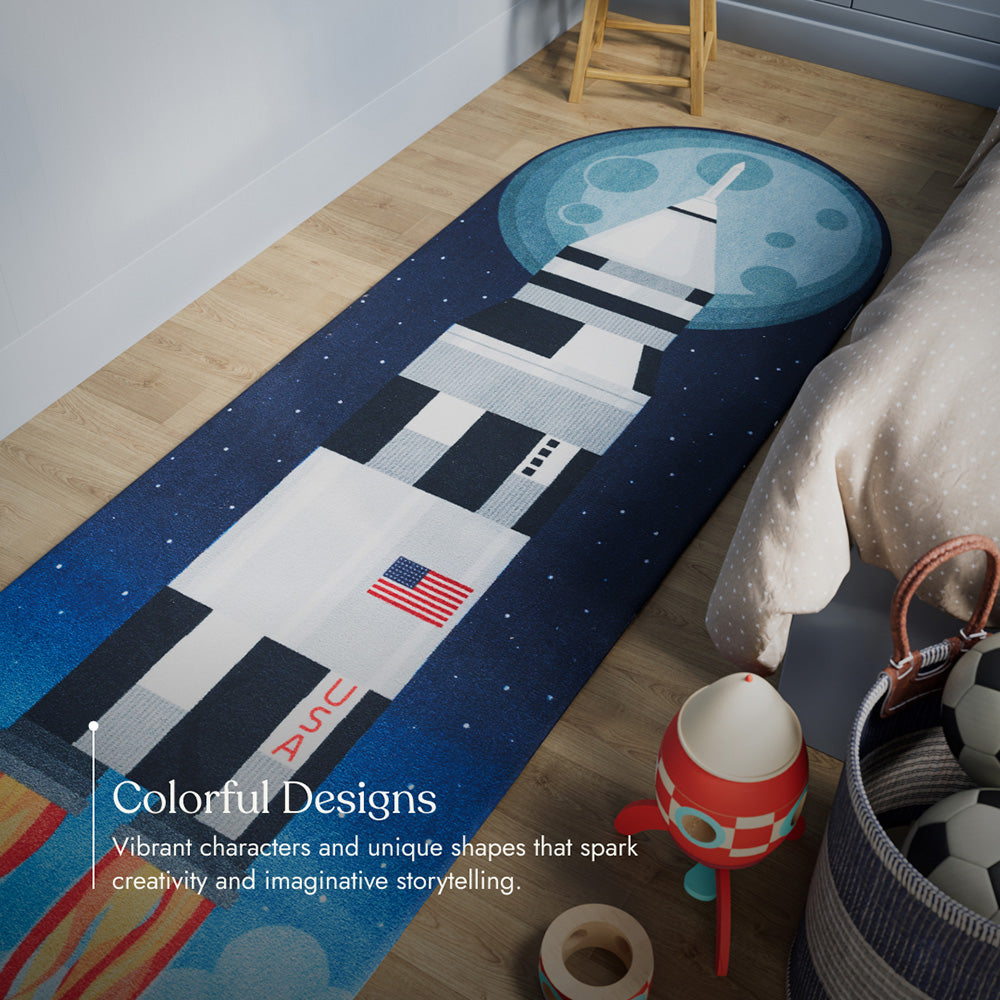 Kids Rocket Rug