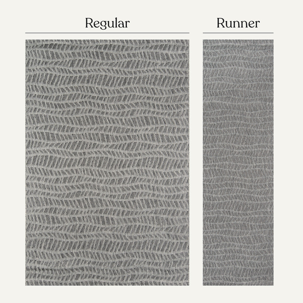 Villa Outdoor Rug Emilia Grey - Hose-Washable & Stain-Resistant