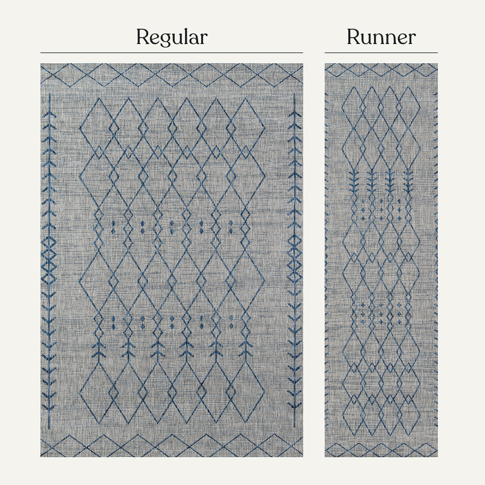 Villa Outdoor Rug Monaco Grey - Hose-Washable