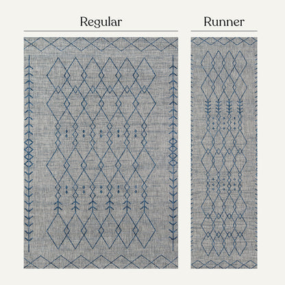 Villa Outdoor Rug Monaco Grey - Hose-Washable