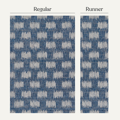 Villa Outdoor Rug Turin Blue - Hose-Washable