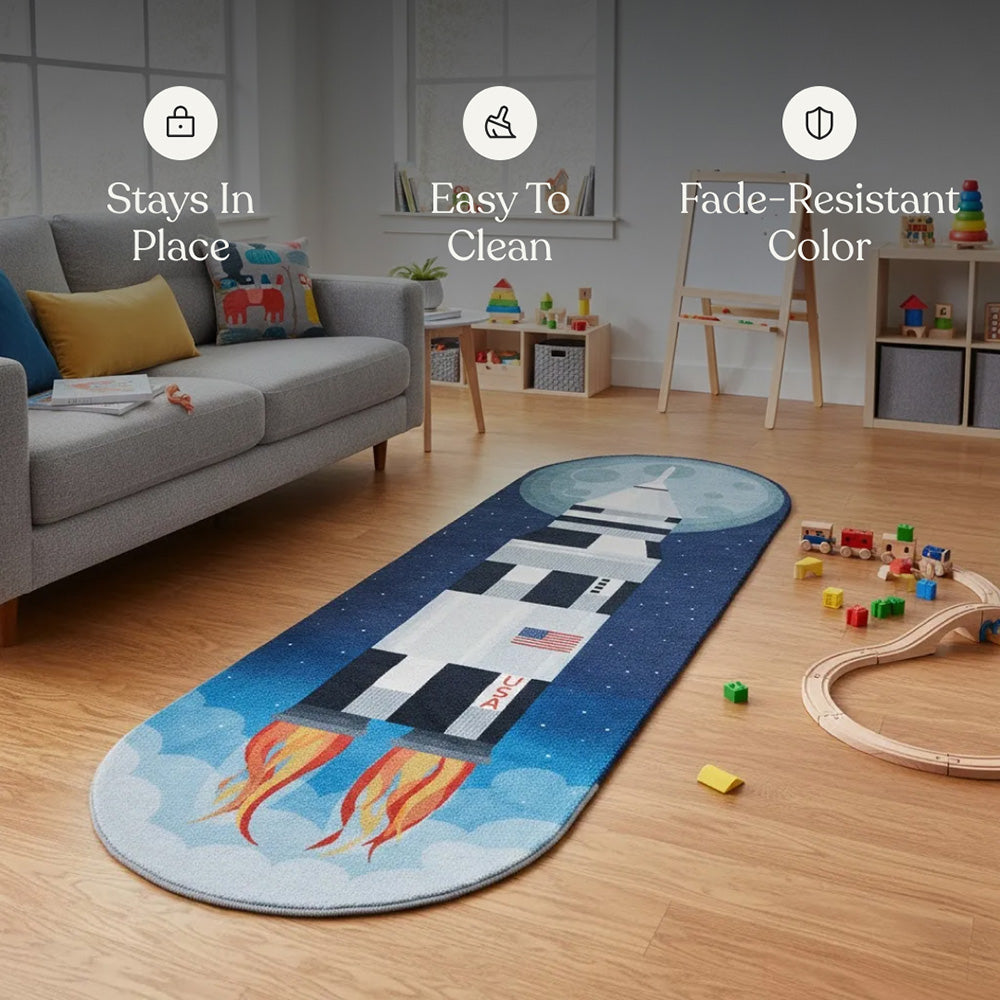 Kids Rocket Rug