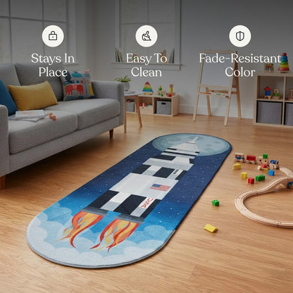 Kids Rocket Rug