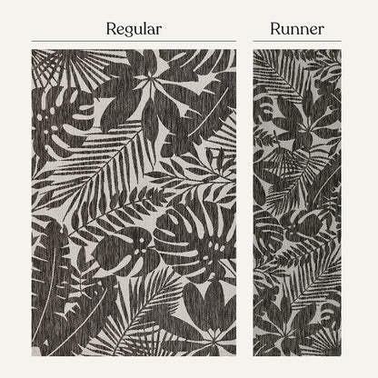 Villa Outdoor Rug Salerno Charcoal - Hose-Washable