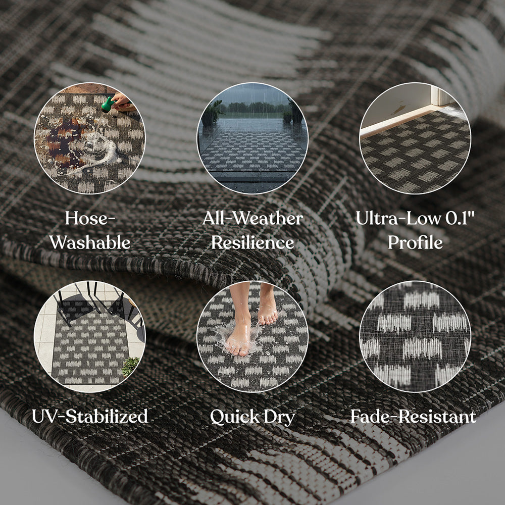 Villa Outdoor Rug Turin - Hose-Washable