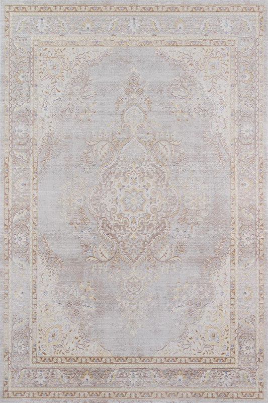 Isabella 1 Grey Vintage Pastel Rug
