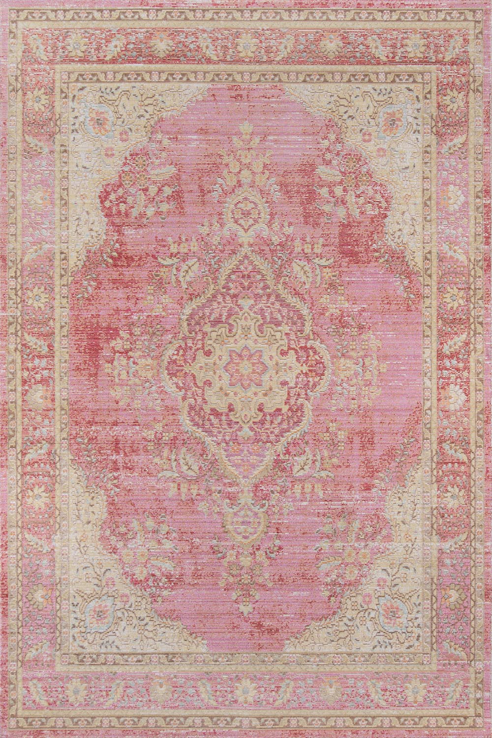 Isabella 1 Pink Vintage Pastel Rug