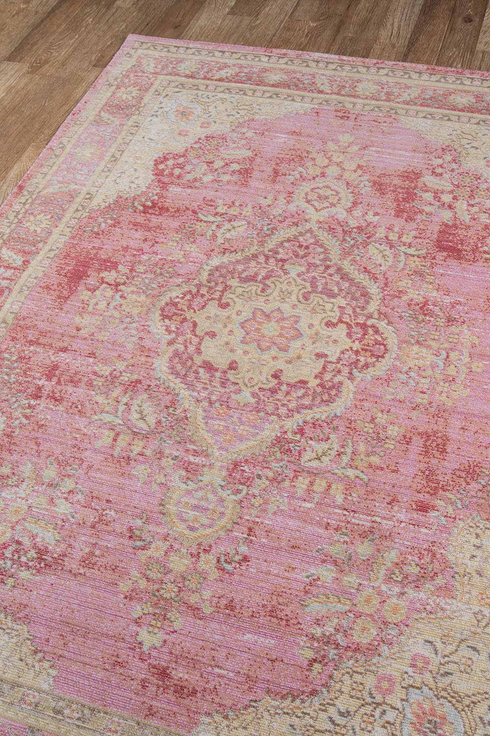 Isabella 1 Pink Vintage Pastel Rug