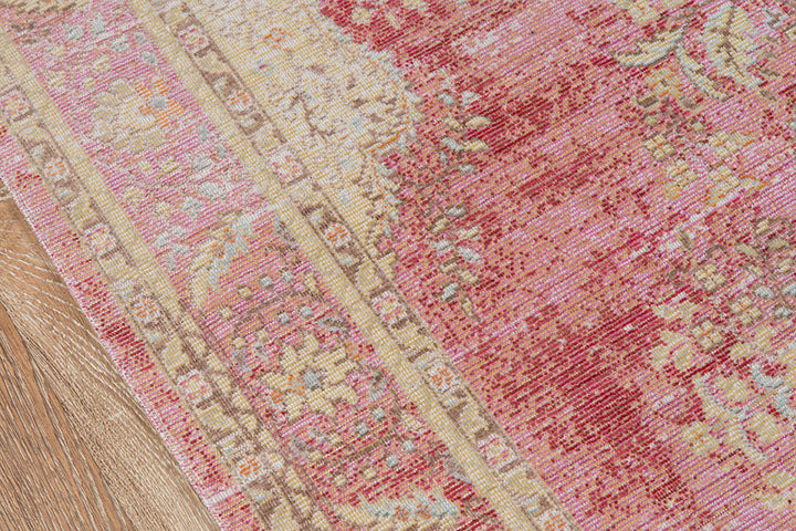 Isabella 1 Pink Vintage Pastel Rug