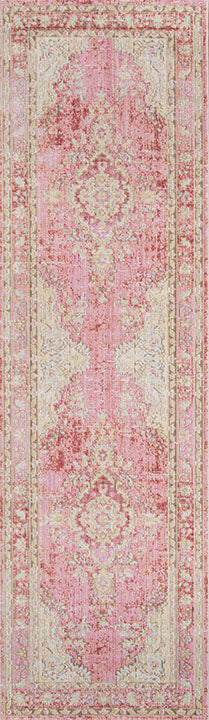 Isabella 1 Pink Vintage Pastel Rug