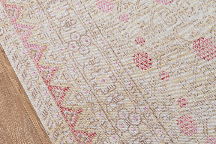 Isabella 3 Pink Vintage Pastel Rug