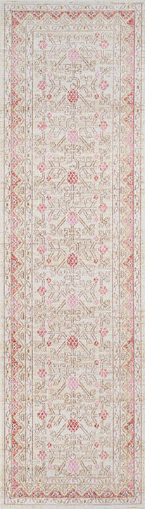 Isabella 3 Pink Vintage Pastel Rug