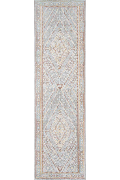 Isabella 7 Blue Soft-Touch Vintage Rug