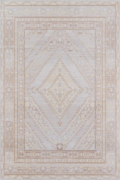 Isabella 7 Grey Vintage Pastel Rug