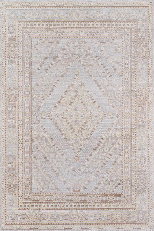 Isabella 7 Grey Vintage Pastel Rug