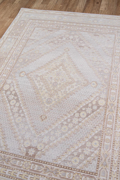Isabella 7 Grey Vintage Pastel Rug