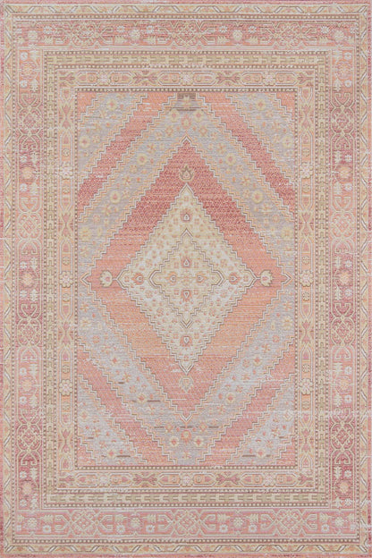 Isabella 7 Pink Vintage Pastel Rug