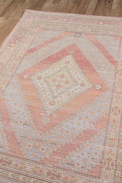 Isabella 7 Pink Vintage Pastel Rug