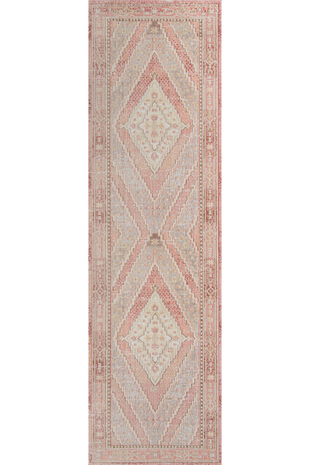 Isabella 7 Pink Soft-Touch Vintage Rug