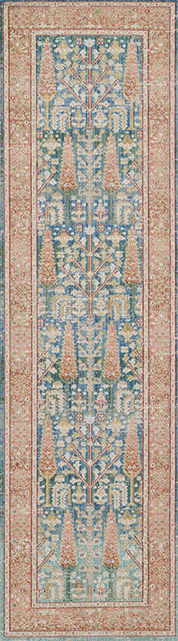 Isabella 8 Blue Vintage Pastel Rug