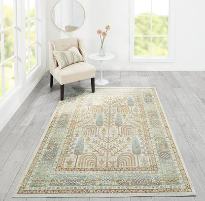 Isabella 8 Ivory Vintage Pastel Rug