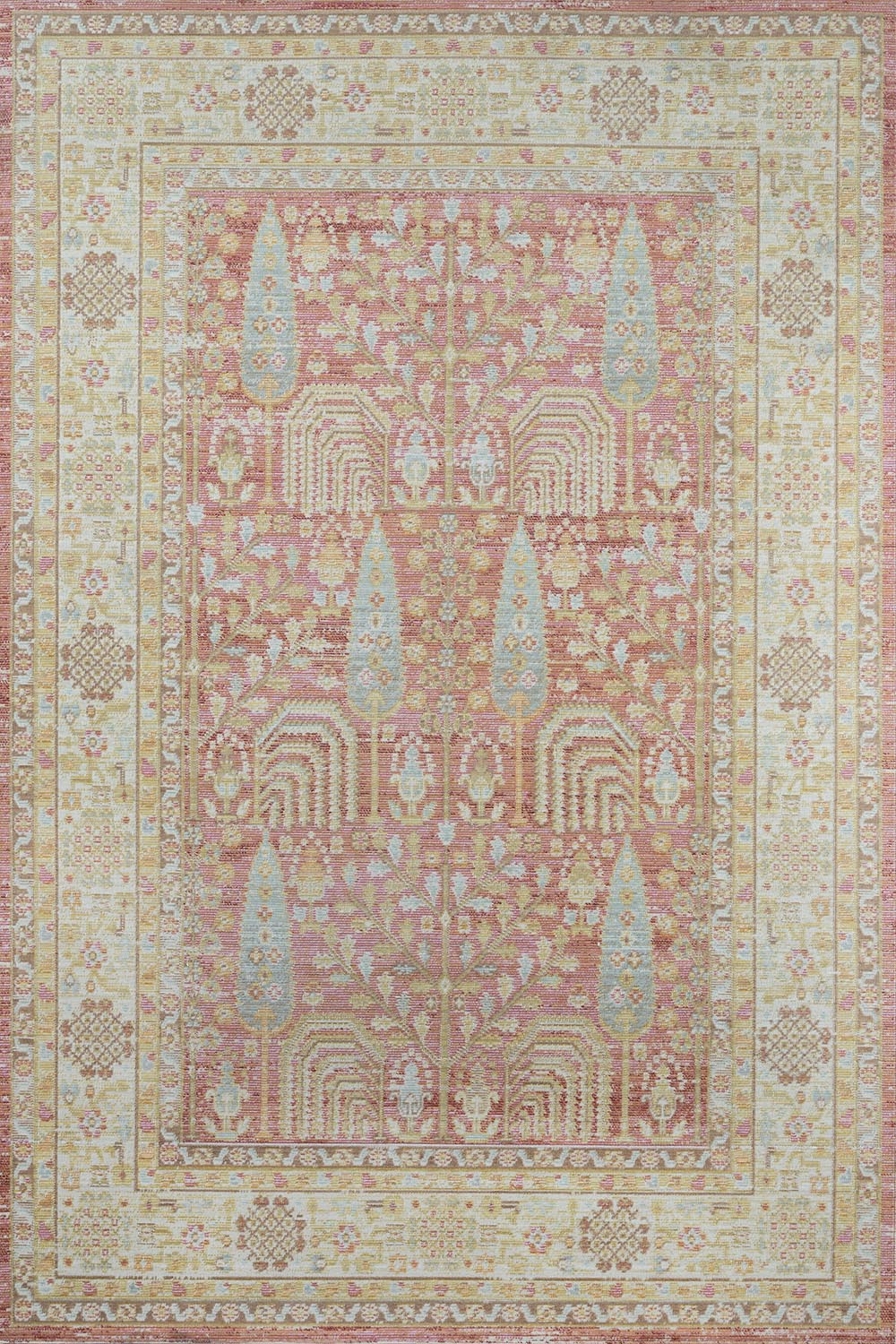 Isabella 8 Pink Vintage Pastel Rug