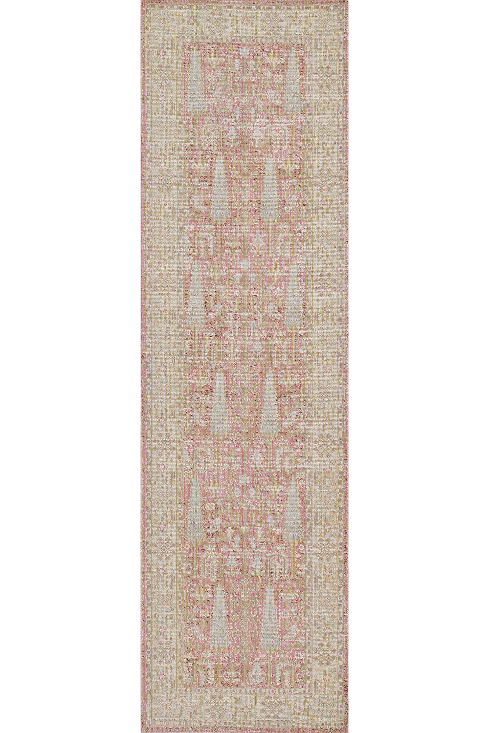 Isabella 8 Pink Soft-Touch Vintage Rug