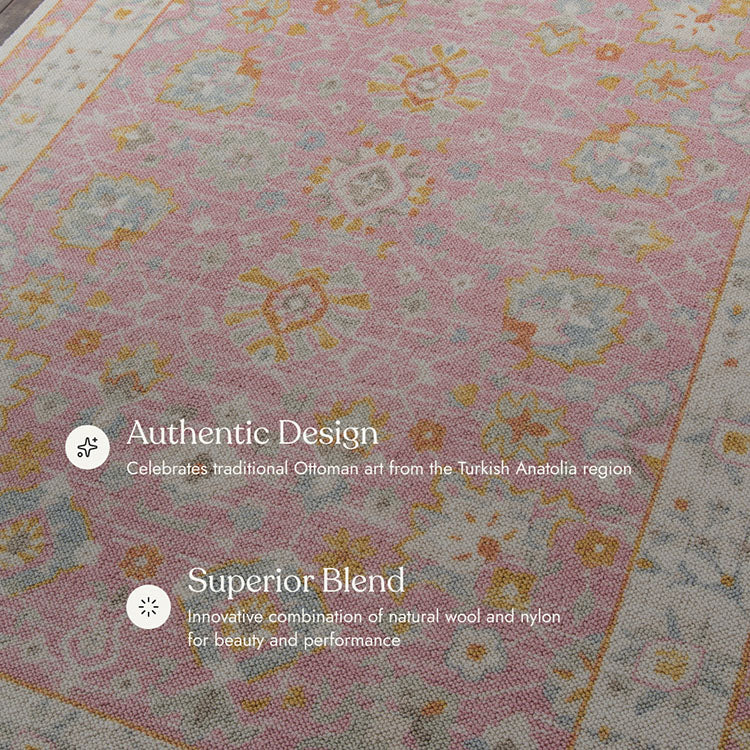 Anatolia 8 Vintage Pink Rug