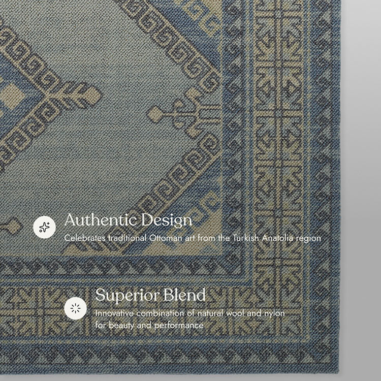 Anatolia 10 Vintage Blue Rug