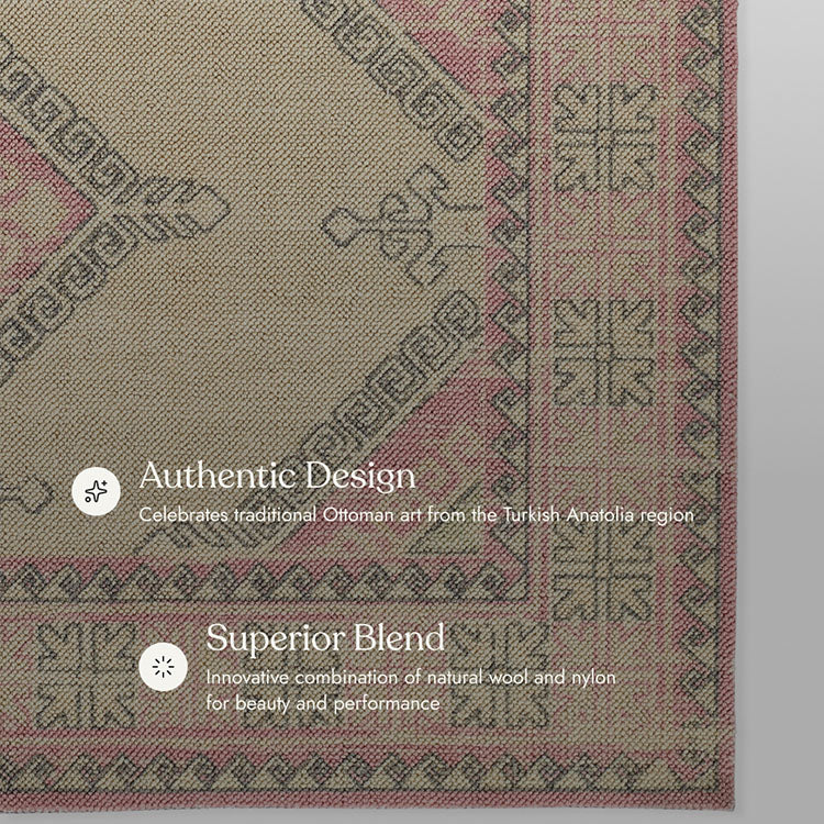 Anatolia 10 Vintage Pink Rug