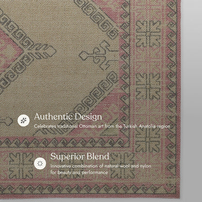 Anatolia 10 Vintage Pink Rug