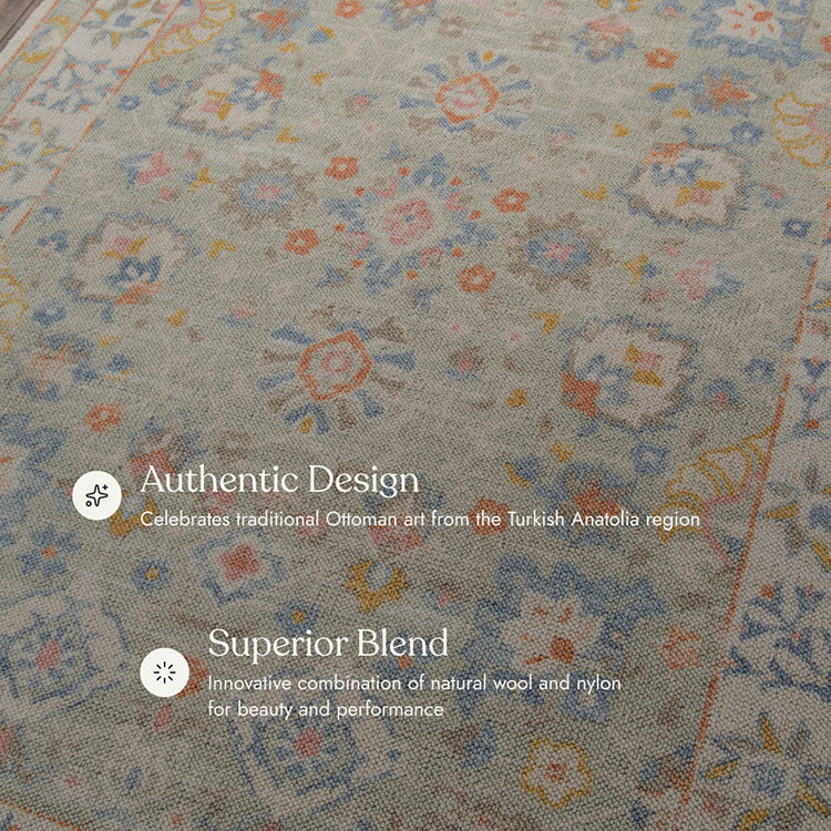 Anatolia 8 Vintage Light Blue Rug