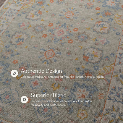 Anatolia 8 Vintage Light Blue Rug