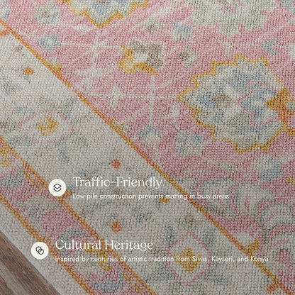 Anatolia 8 Vintage Pink Rug