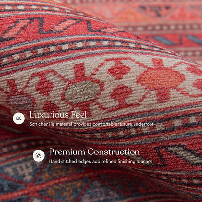 Afshar 5 Multi No-Shed Washable Rug