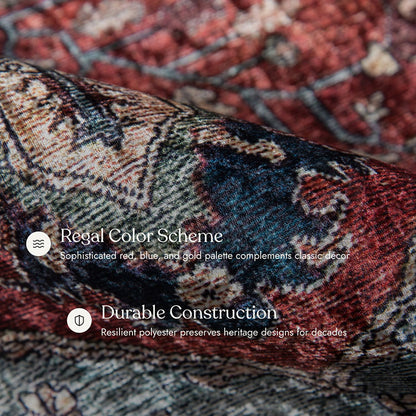 Karachi 3 Multi Non-Slip Washable Rug