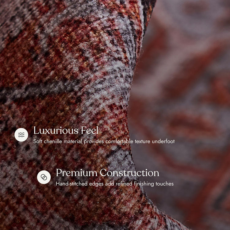 Afshar 36 Copper No-Shed Washable Rug