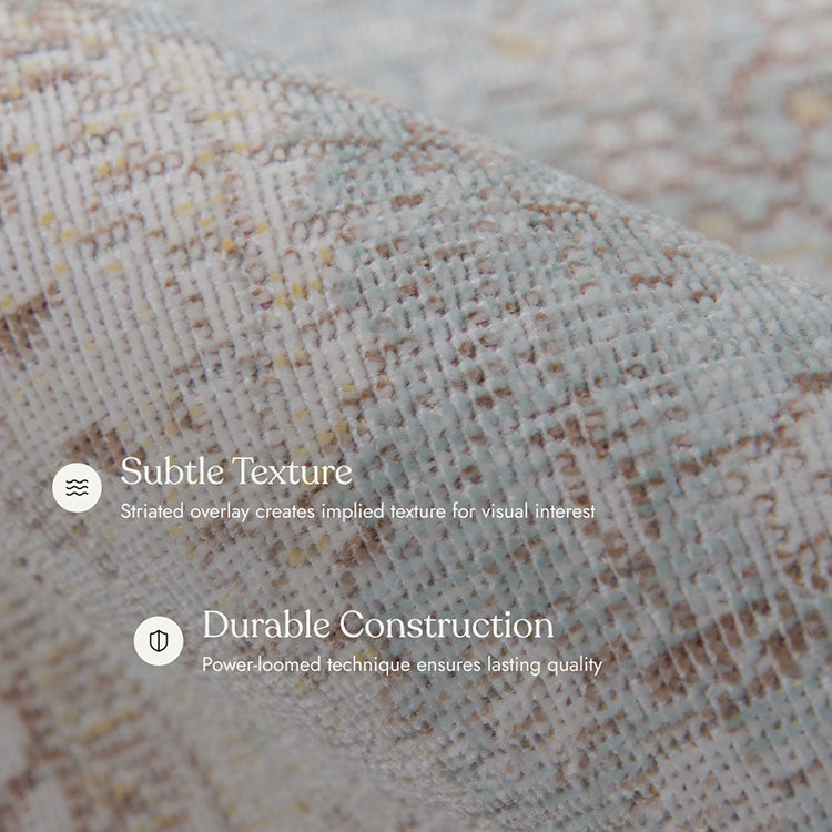 Isabella 1 Blue Soft-Touch Vintage Rug