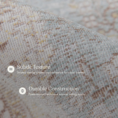 Isabella 1 Blue Soft-Touch Vintage Rug