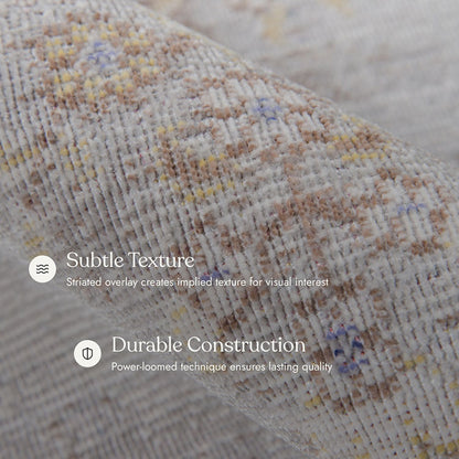 Isabella 1 Grey Soft-Touch Vintage Rug