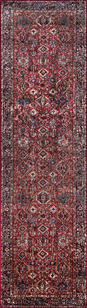 Karachi 2 Rust Traditional Rug