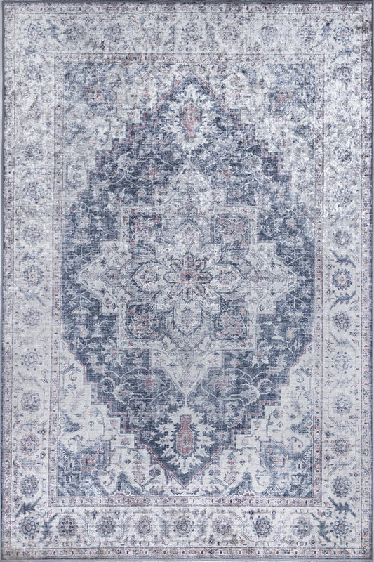 Karachi 8 Grey Traditional Rug