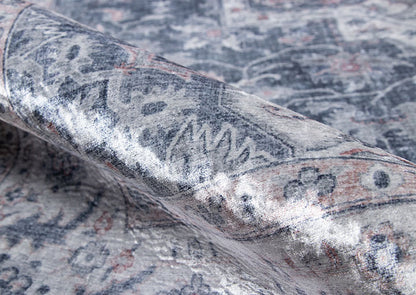 Karachi 8 Grey Traditional Rug