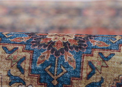 Karachi 10 Rust Traditional Rug