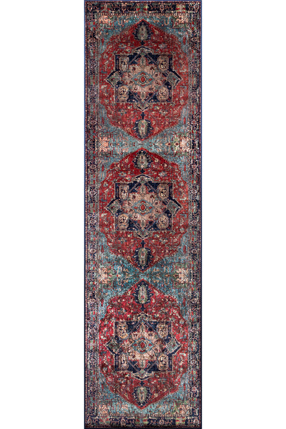 Karachi 3 Multi Non-Slip Washable Rug