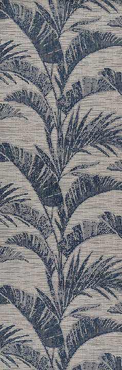 Riviera 1 Blue Palm Outdoor Rug