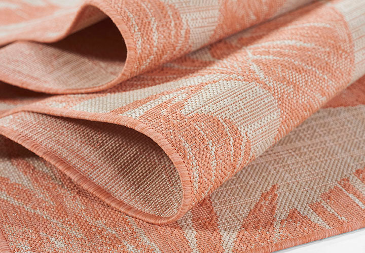 Riviera 1 Coral Palm Outdoor Rug