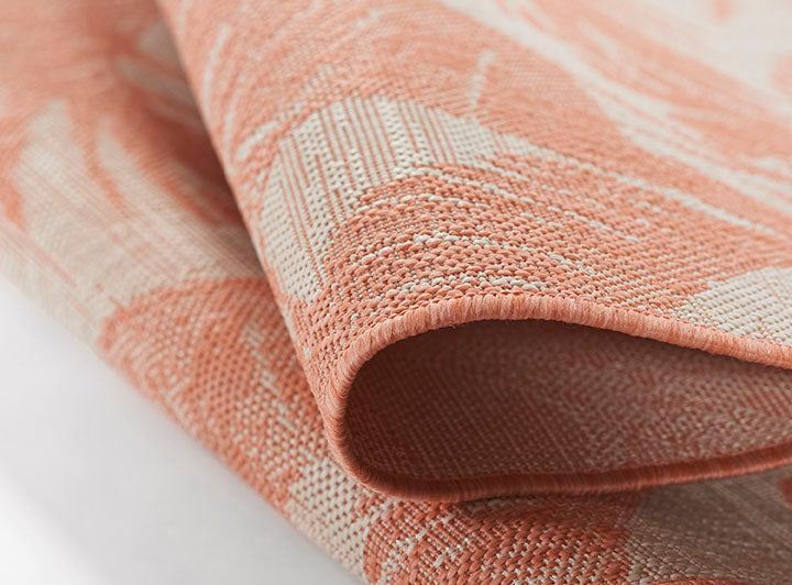 Riviera 1 Coral Palm Outdoor Rug