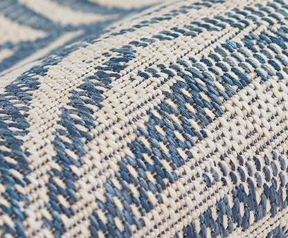 Riviera 4 Blue Palm Outdoor Rug