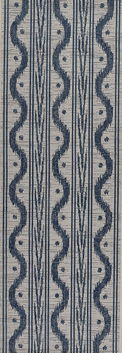 Riviera 5 Blue Wavy Outdoor Rug